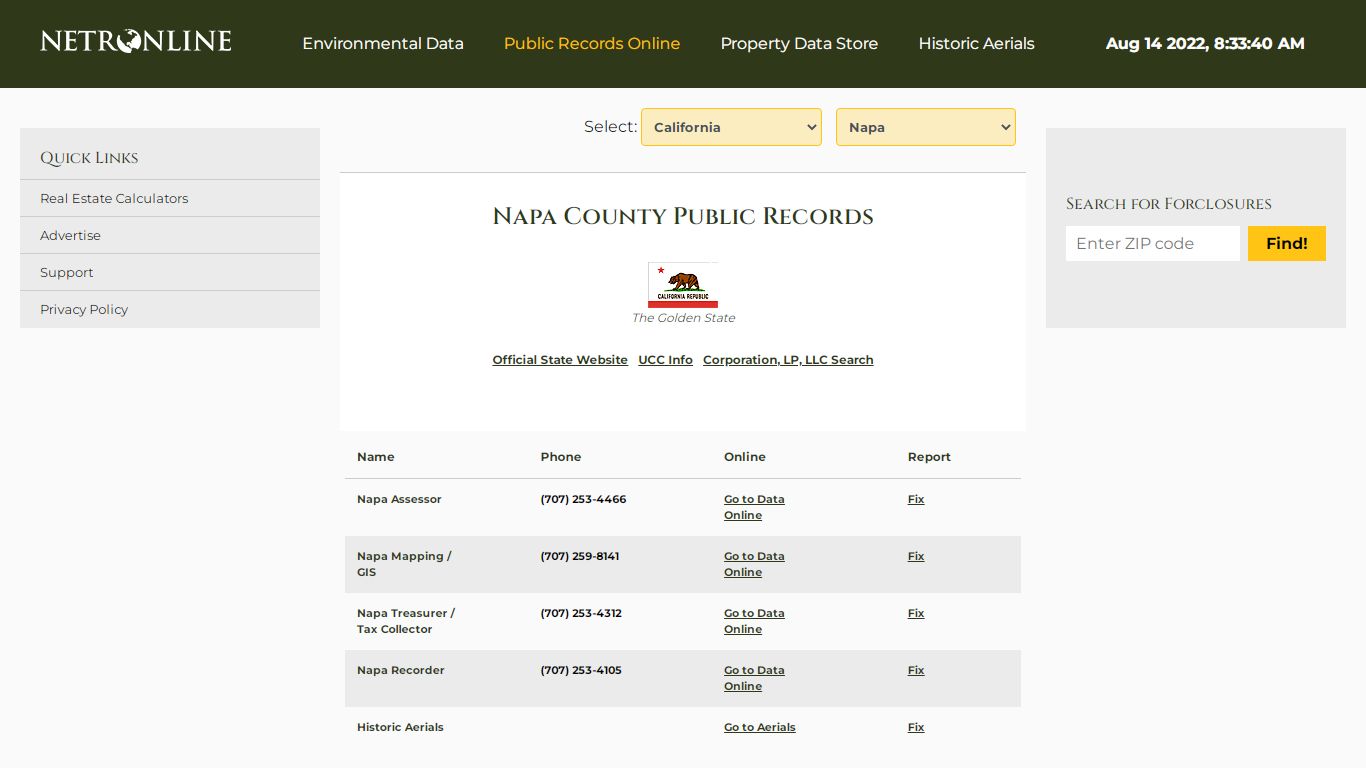 NETR Online • Napa • Napa Public Records, Search Napa ...